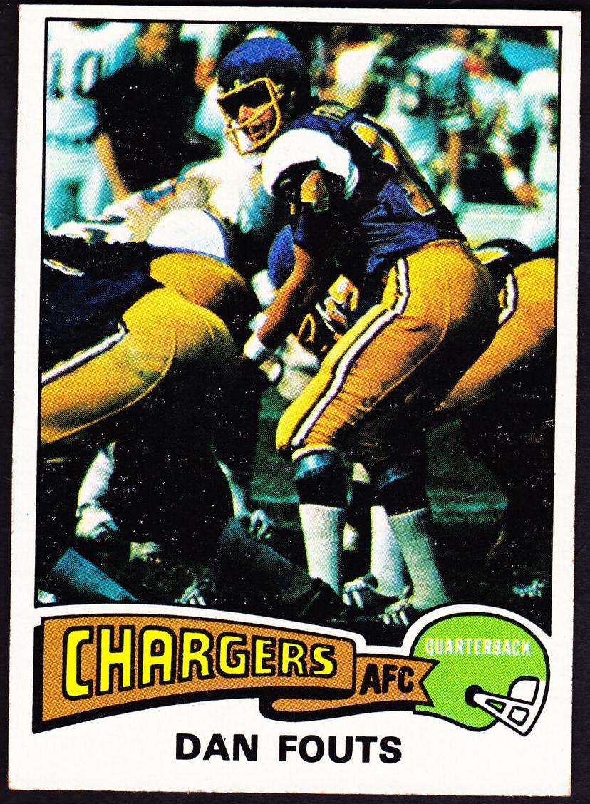 Dan Fouts 1975 Topps Football