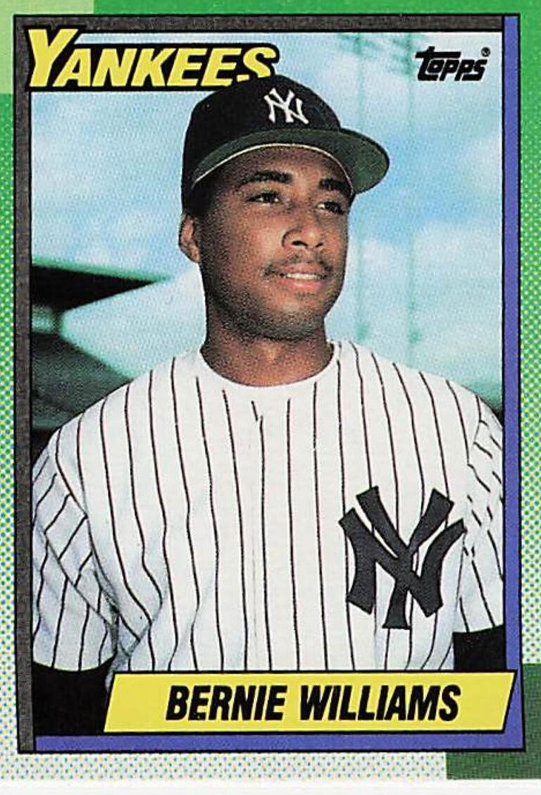 Bernie Williams 1990 Topps Baseball