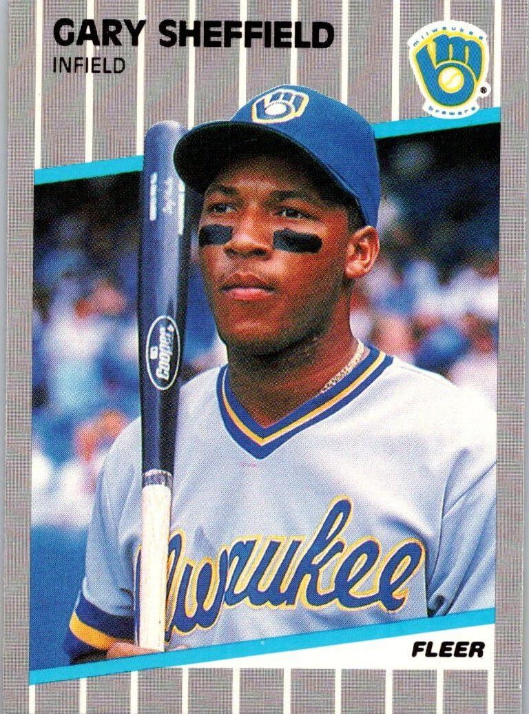 1989 Fleer Glossy Gary Sheffield #196 card