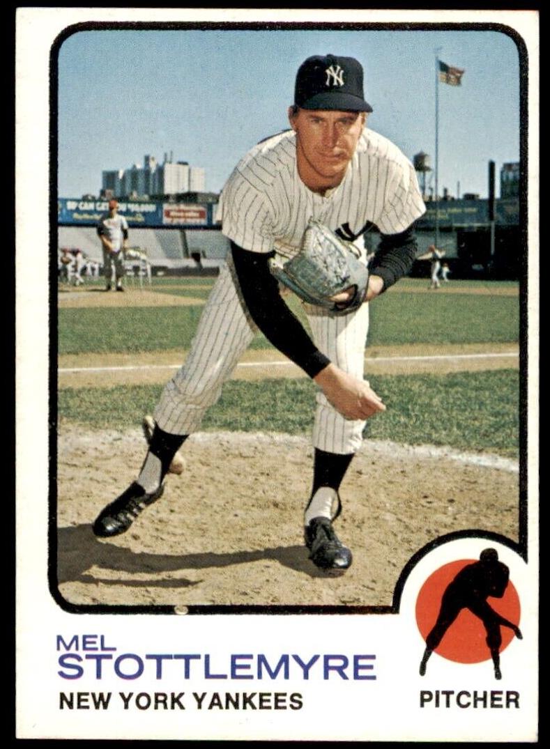 1973 Topps Mel Stottlemyre #520 card
