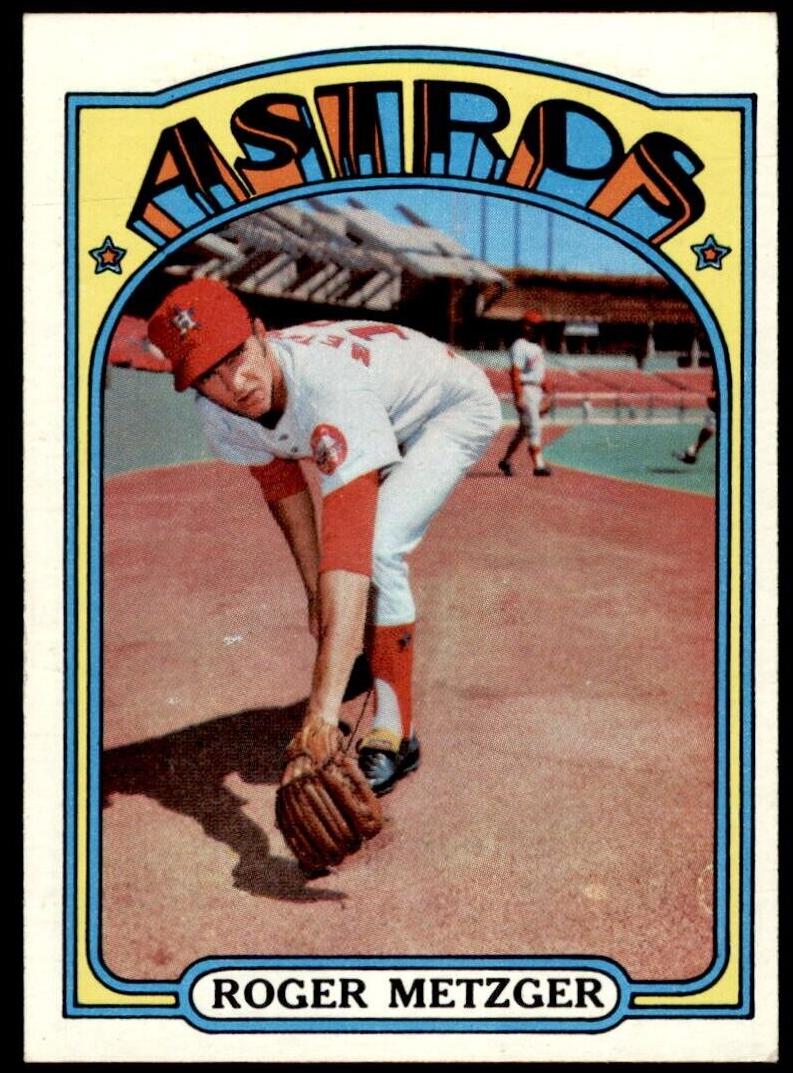1972 Topps Roger Metzger #217 card
