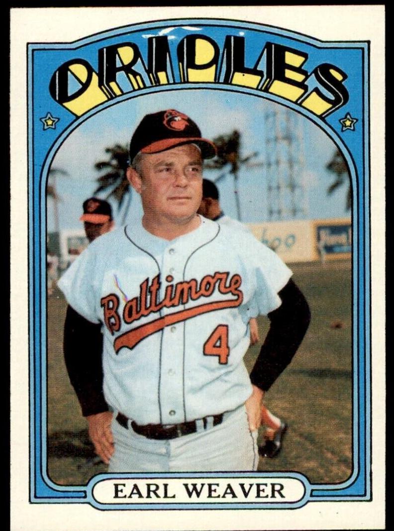 1972 Earl Weaver #323