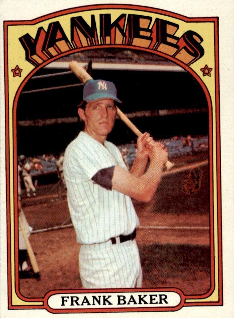 1972 Topps Frank Baker #409 card