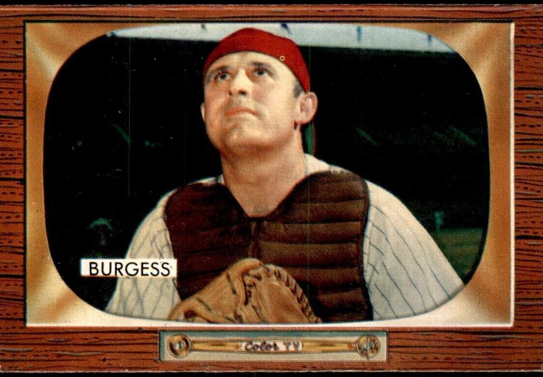 1955 Bowman Smoky Burgess #209 card