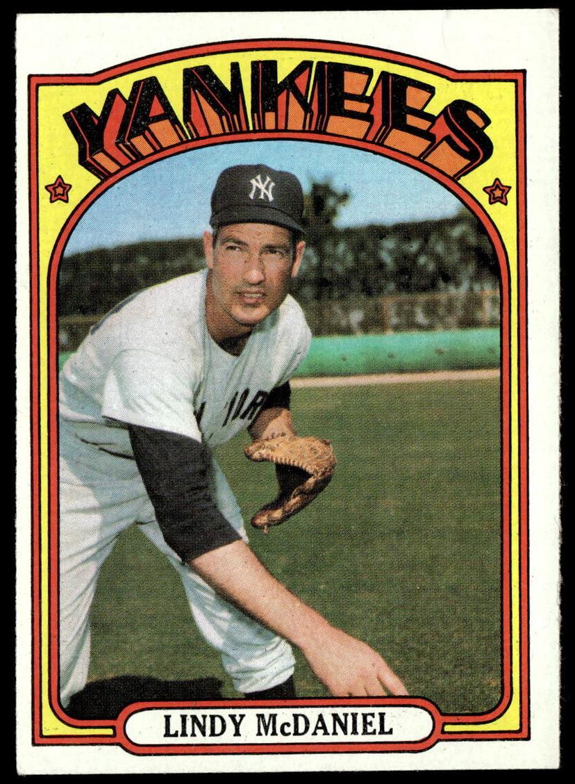 1972 Topps Lindy McDaniel #513 card