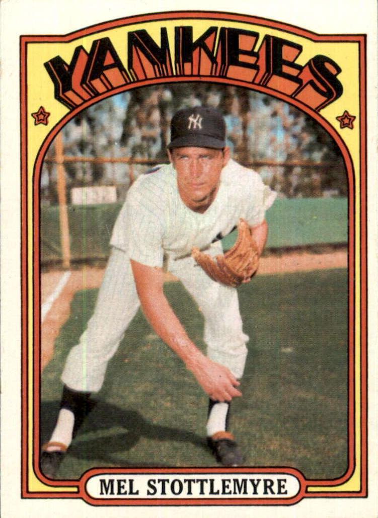 1972 Mel Stottlemyre #325