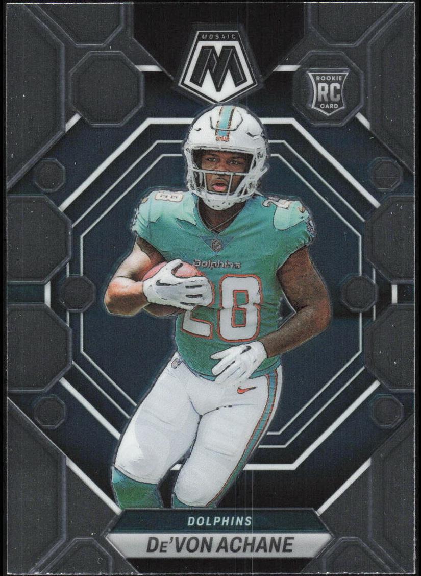 De'Von Achane 2023 Mosaic Football card