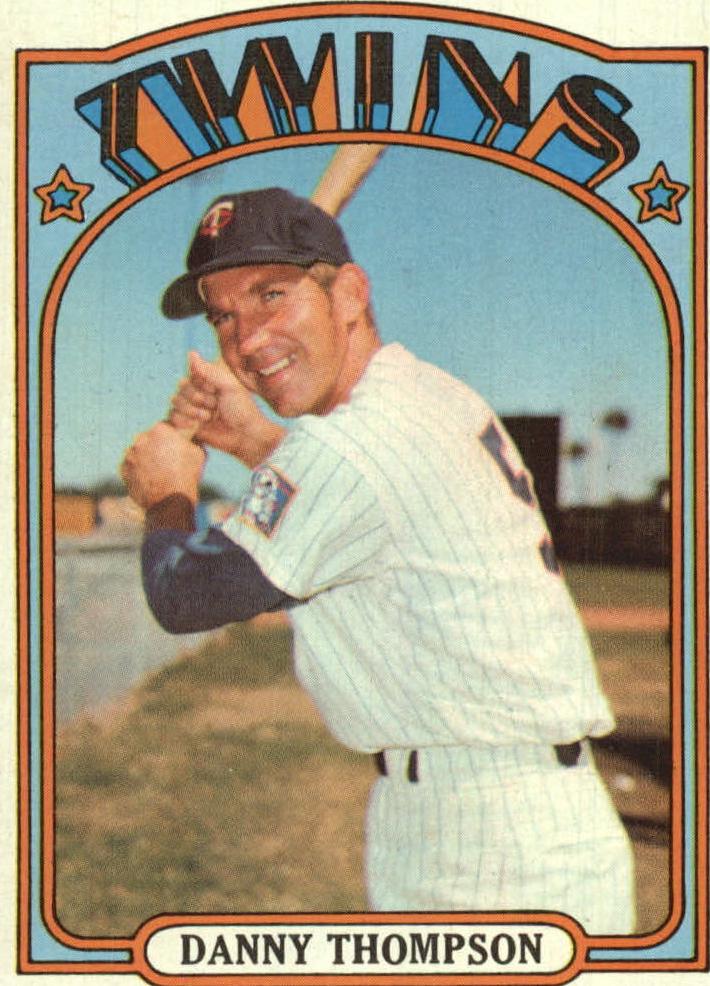 1972 Topps Danny Thompson #368 card