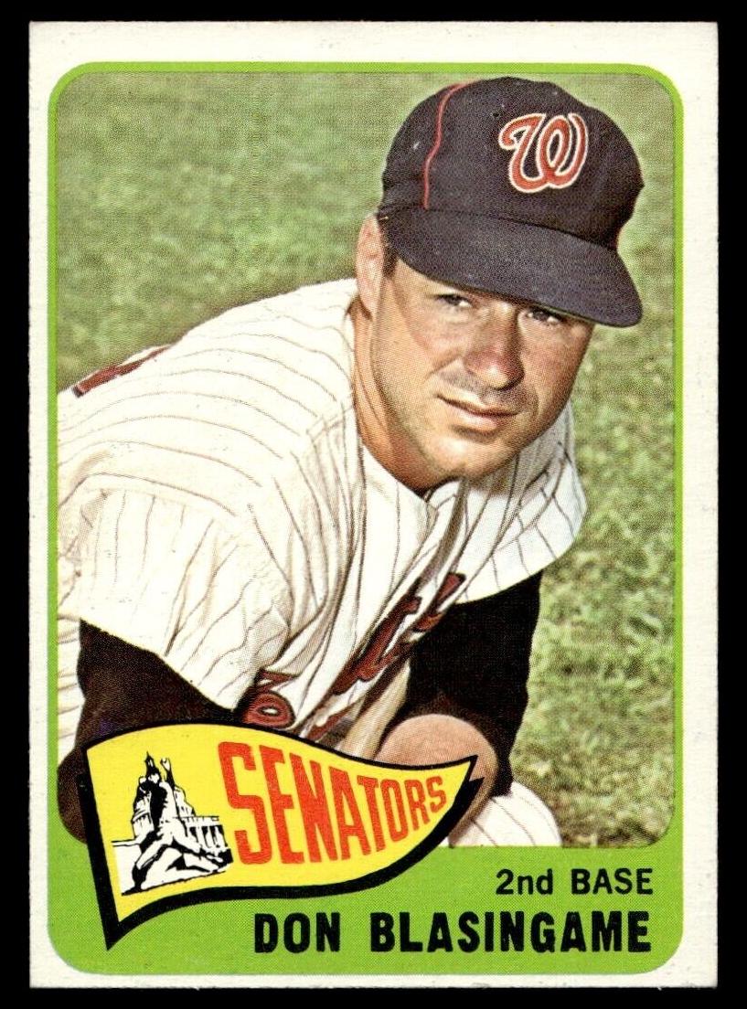 1965 Topps Don Blasingame #21 card