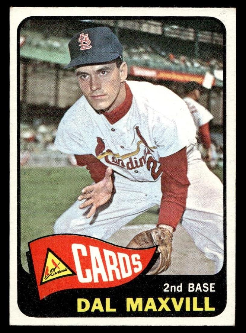 1965 Topps Dal Maxvill #78 card