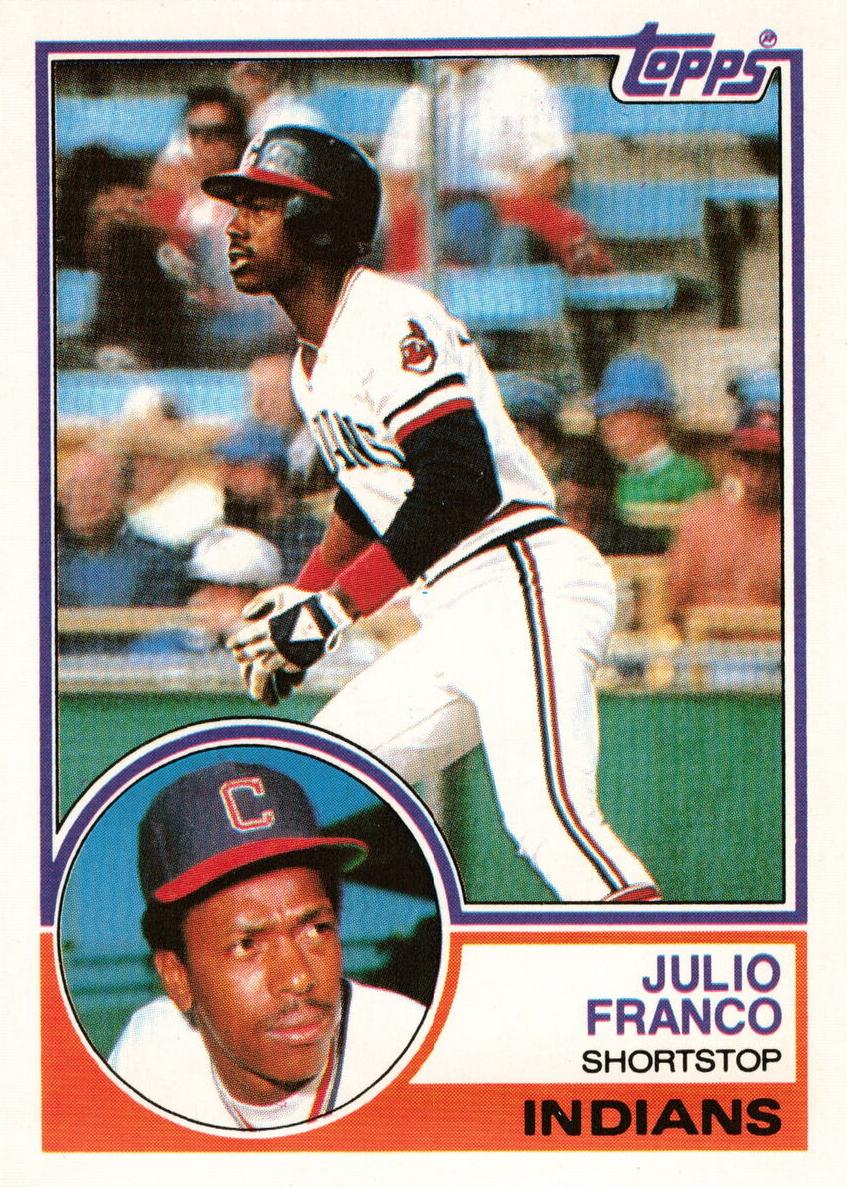 Julio Franco 1983 Topps Traded Baseball
