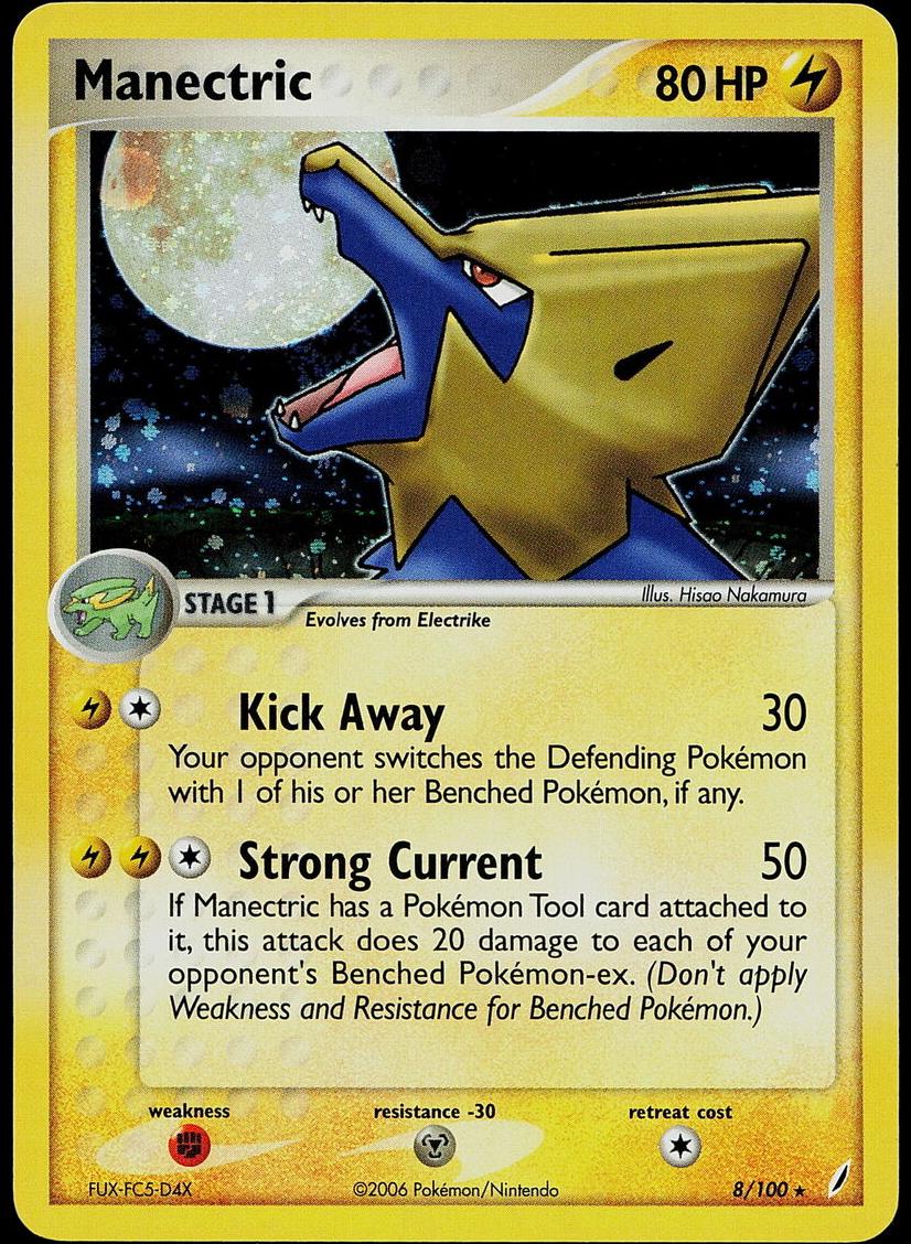 Manectric Holo 2006 Pokemon EX Crystal Guardians