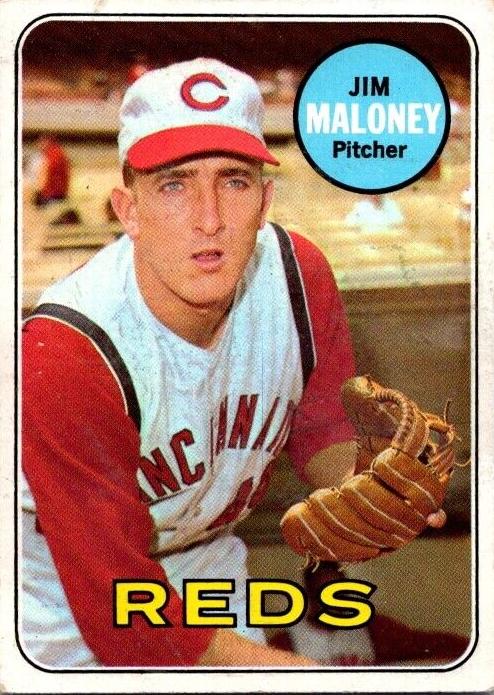 1969 Topps Jim Maloney #362 card
