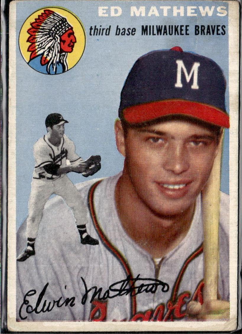 1954 Eddie Mathews #30