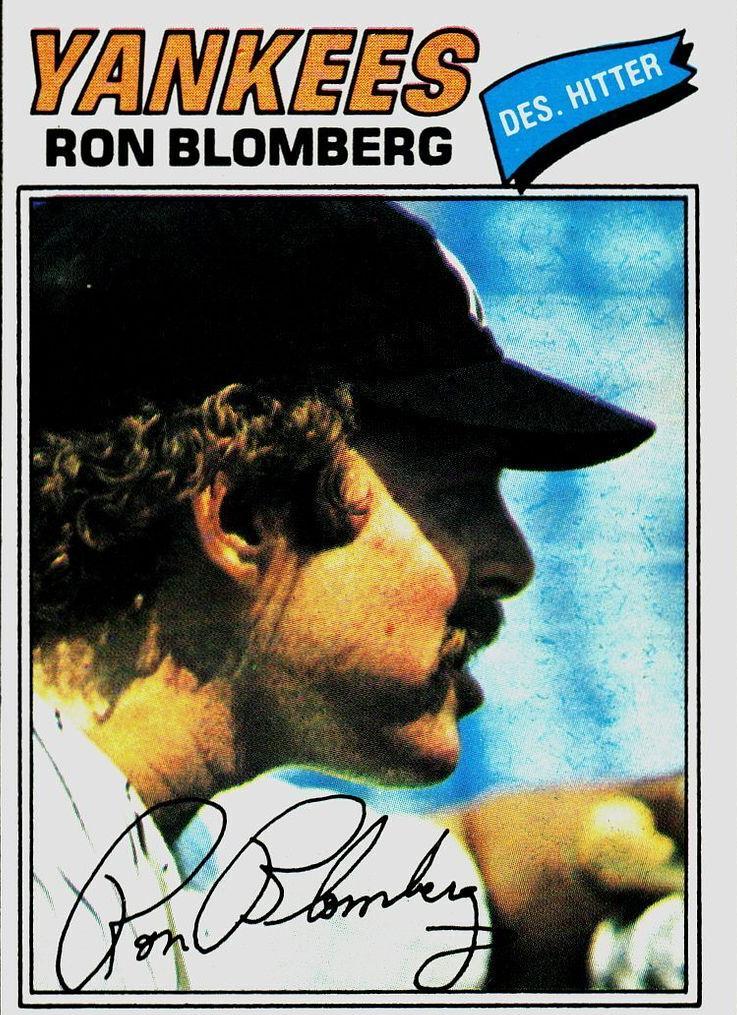 1977 Topps Ron Blomberg #543 card