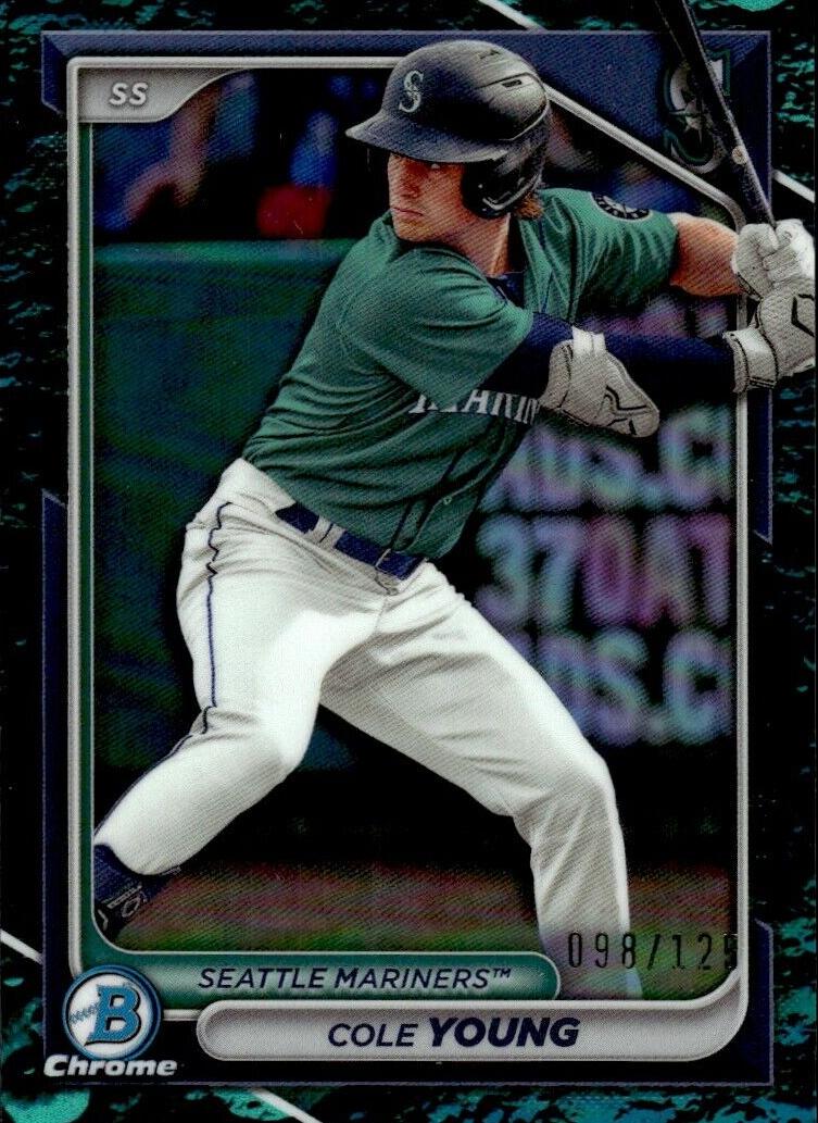 Cole Young 2024 Bowman Chrome Prospects card