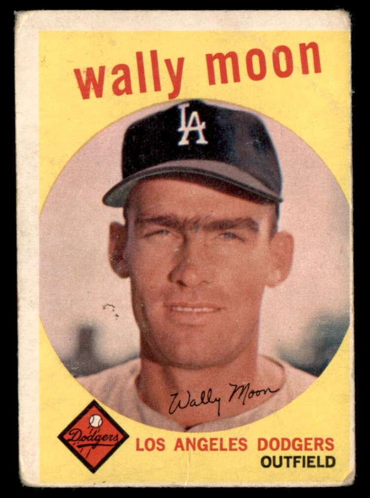 1959 Topps Wally Moon #530 card