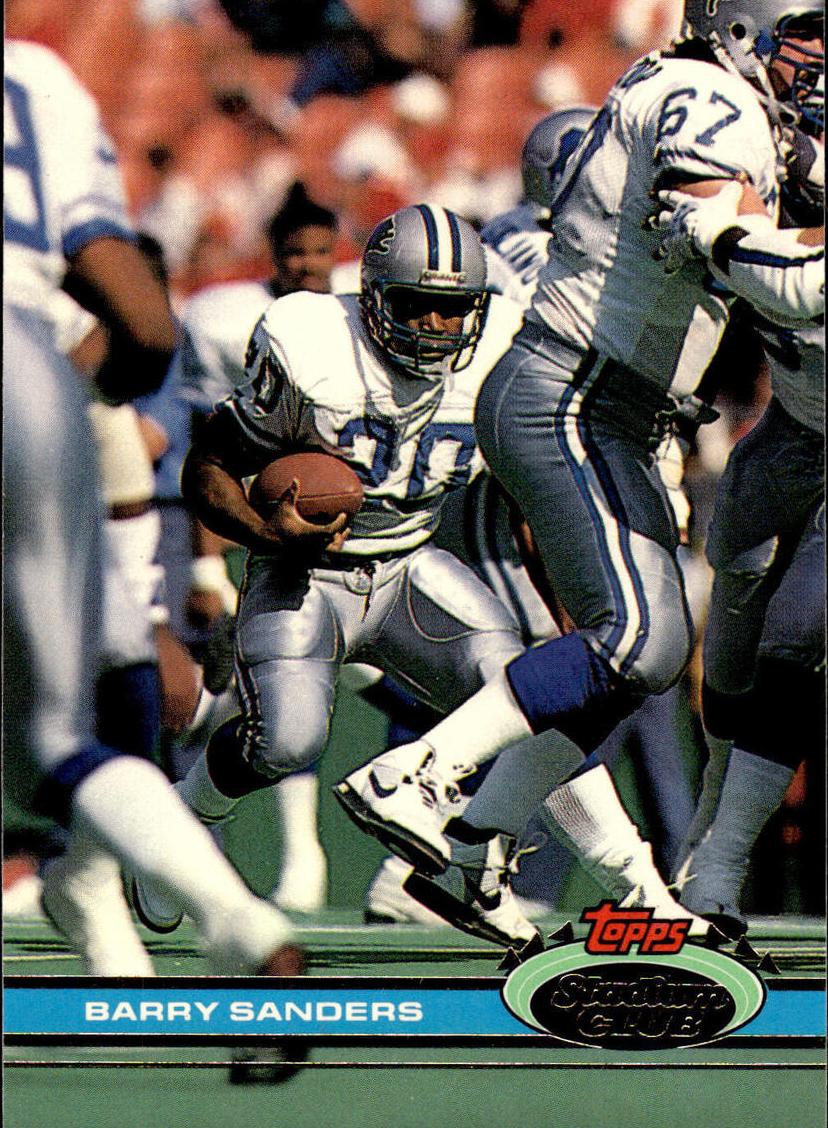 1991 Stadium Club Barry Sanders #361 card