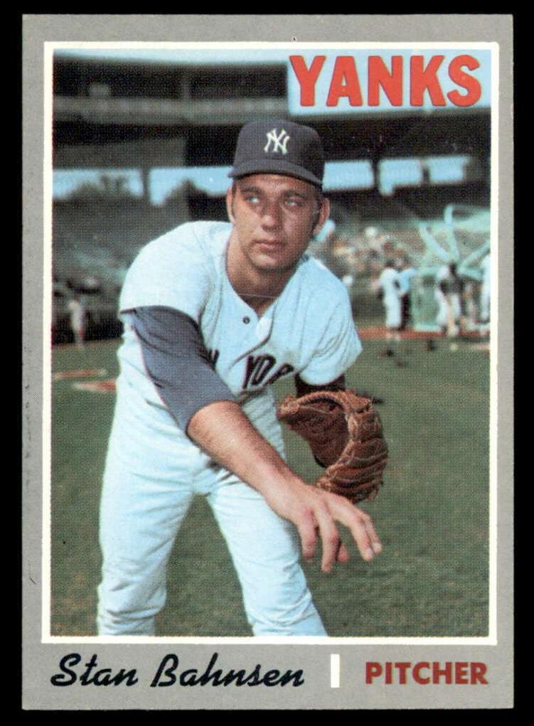 1970 Topps Stan Bahnsen #568 card