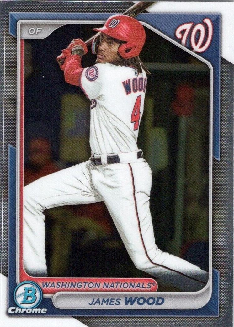 James Wood 2024 Bowman Chrome Prospects card