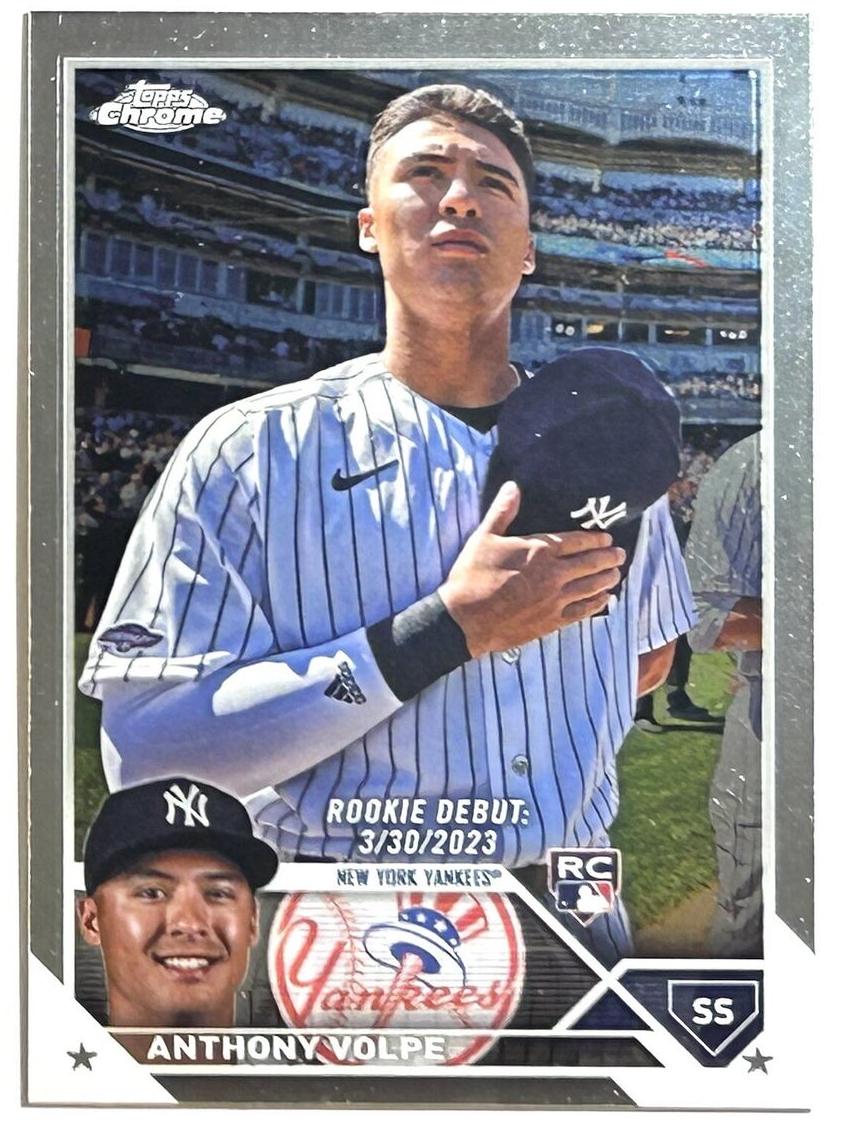 2023 Topps Chrome Update Anthony Volpe [Refractor] #USC35 card