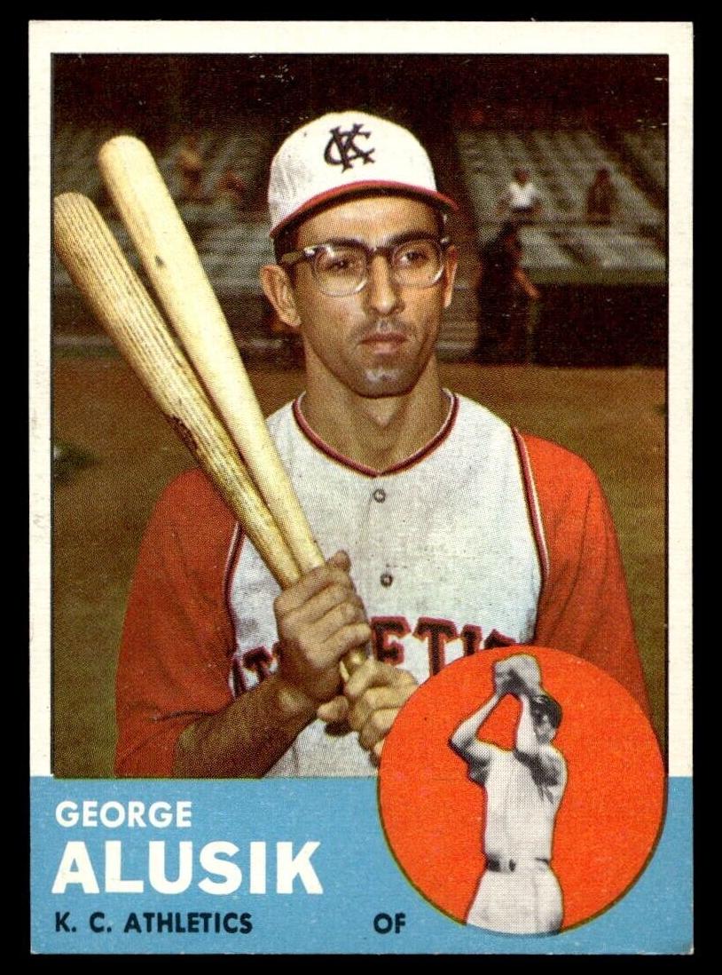 1963 Topps George Alusik #51 card