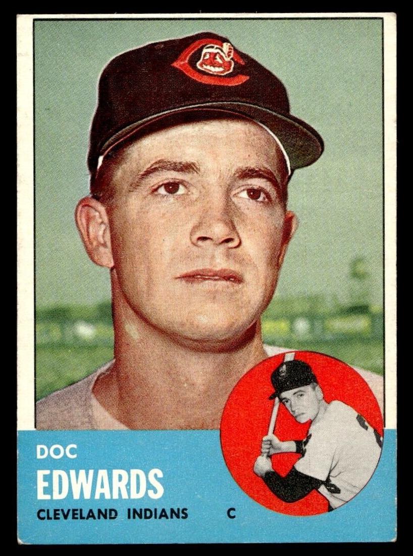 1963 Topps Doc Edwards #296 card