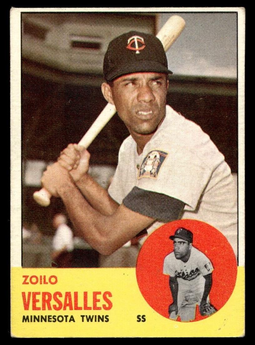 1963 Topps Zoilo Versalles #349 card