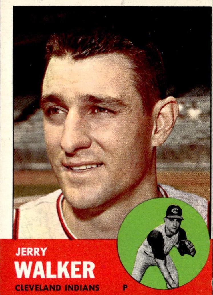 1963 Topps Jerry Walker #413 card