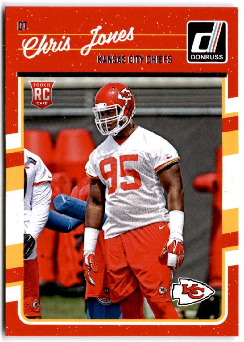 2016 Panini Donruss Chris Jones #309 card