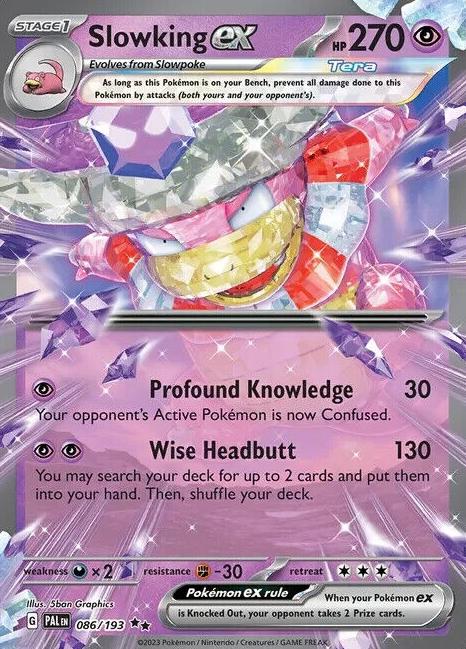 Slowking EX 2023 Pokemon Scarlet & Violet Paldea Evolved