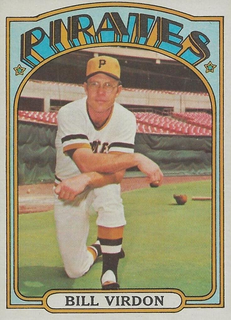1972 Topps Bill Virdon #661 card