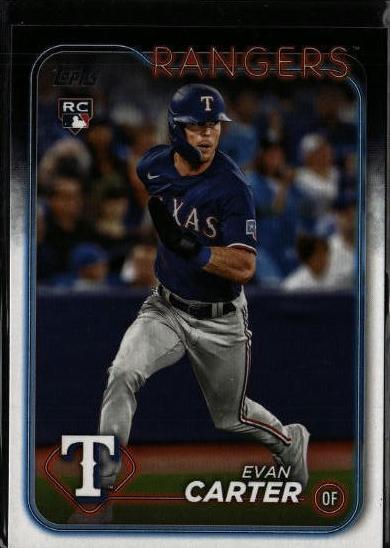 Evan Carter 2024 Topps Series 1 card