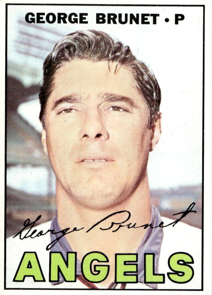 1967 Topps George Brunet #122 card