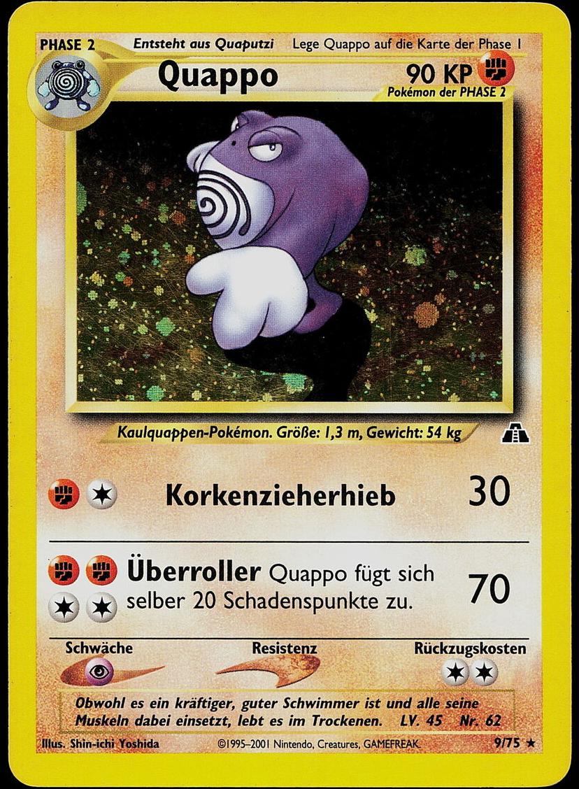 Poliwrath Holo 2001 Pokemon Neo Discovery