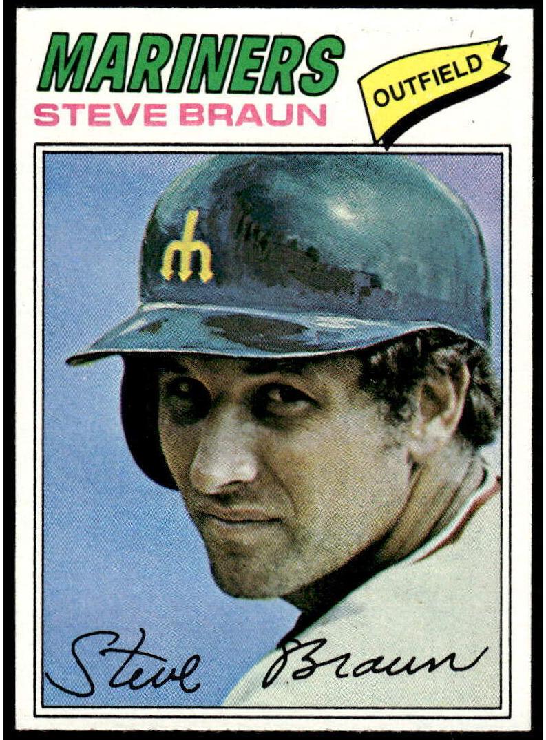 1977 Topps Steve Braun #606 card