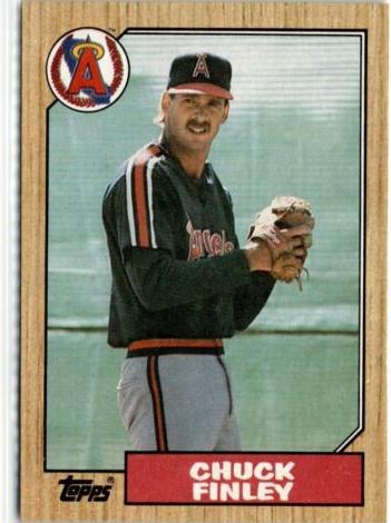 Chuck Finley 1987 Topps Baseball