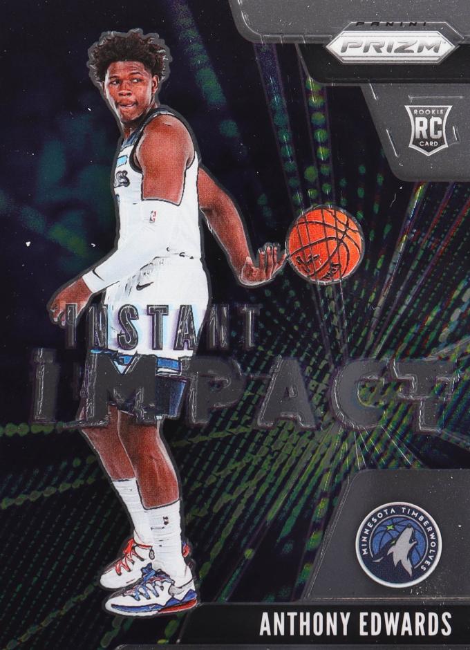 Anthony Edwards 2020 Panini Prizm Instant Impact Basketball