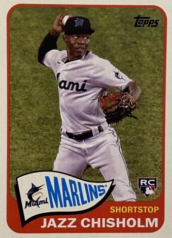 2021 Topps 1965 Redux Jazz Chisholm #T65-2 card