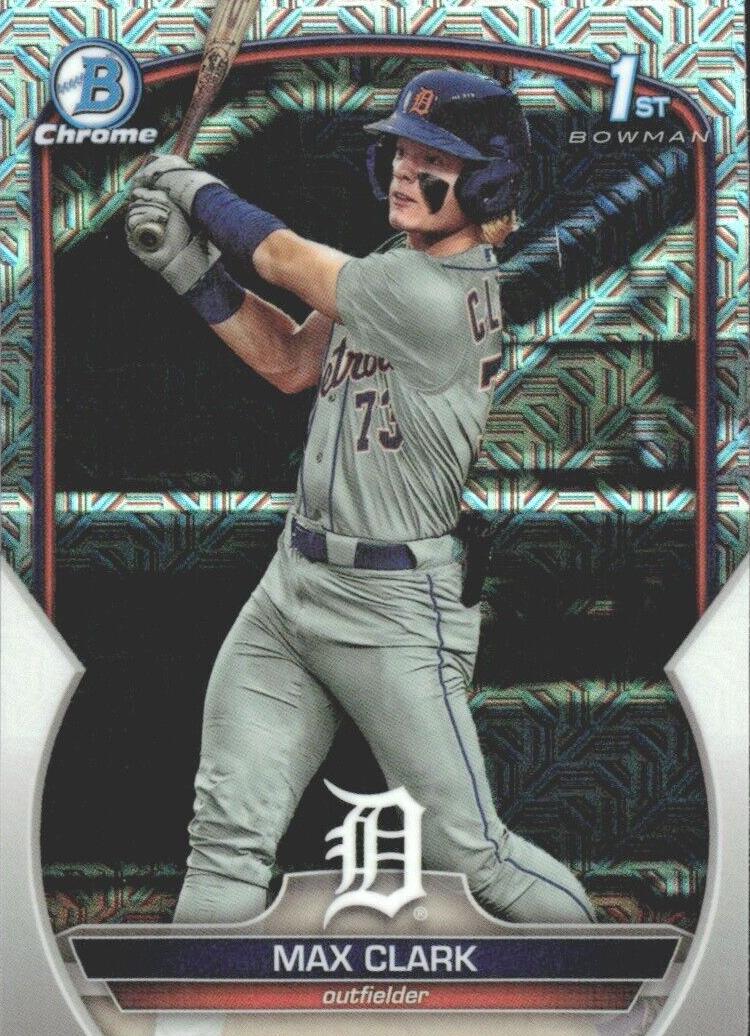 2023 Bowman Bowman Chrome Refractor #BDC76 Max Clark front