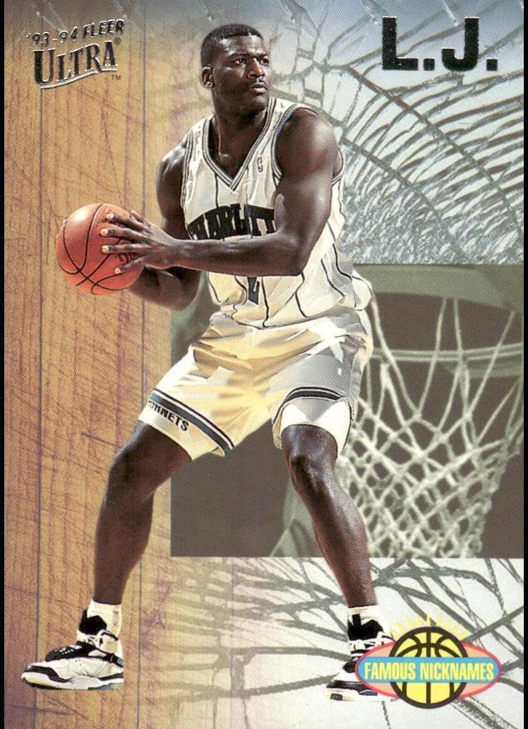 1993 Ultra Famous Nicknames Larry Johnson #6 card