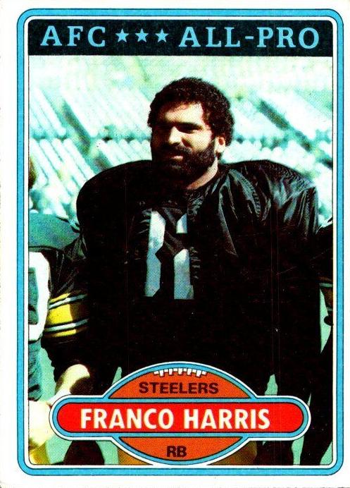 1980 Topps Franco Harris #400 card