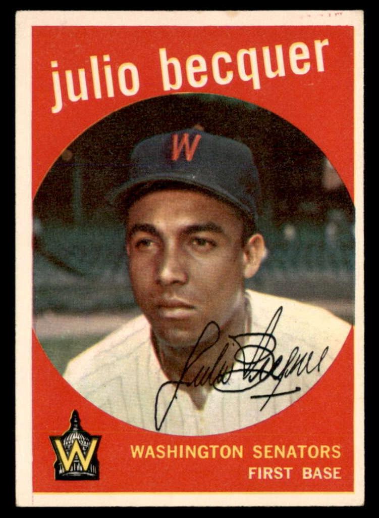 1959 Topps Julio Becquer #93 card