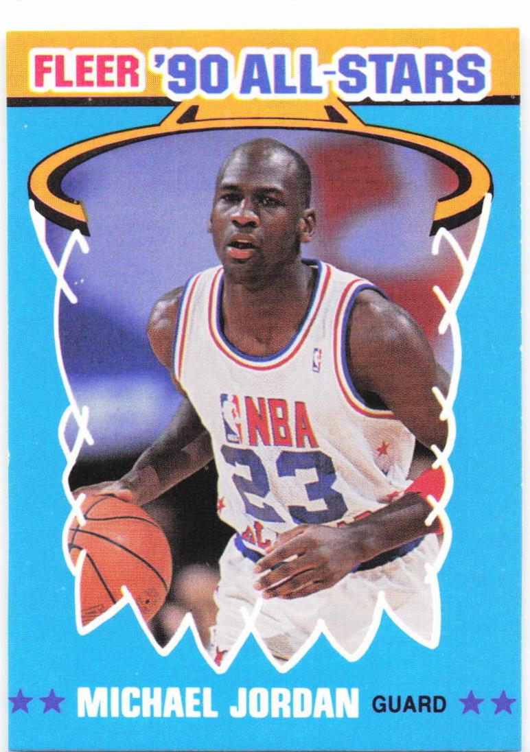 Michael Jordan 1990 Fleer All Star Basketball