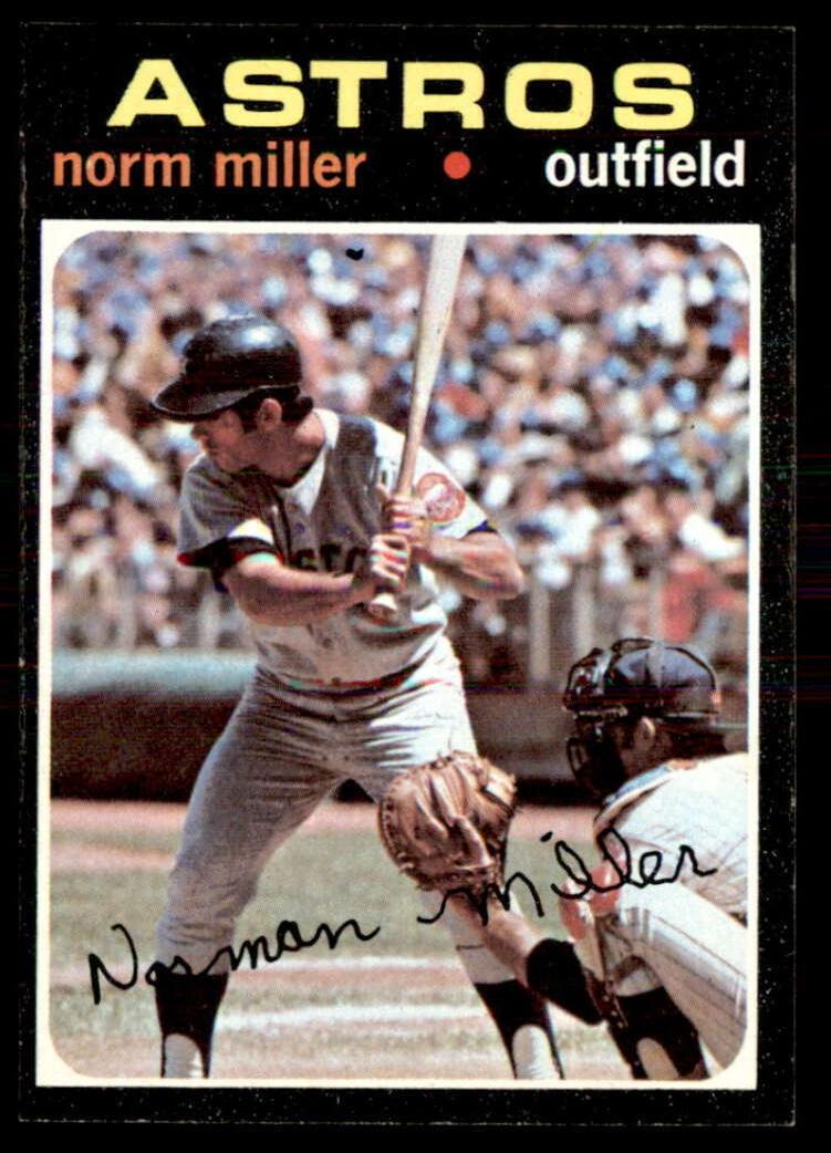 1971 Topps Norm Miller #18 card