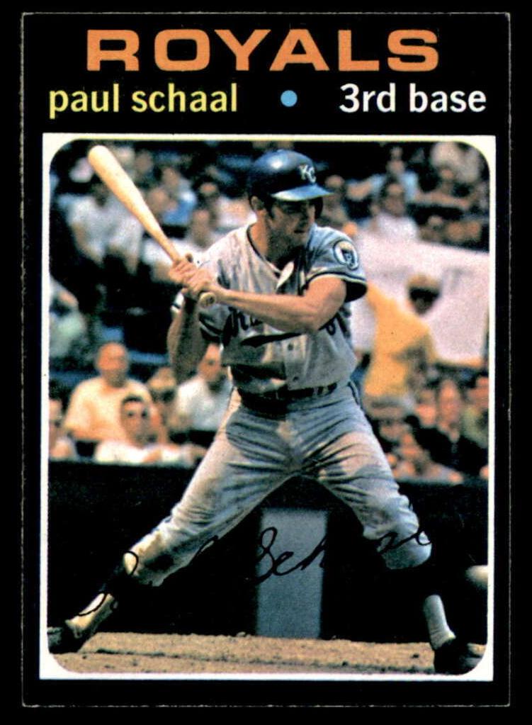 1971 Topps Paul Schaal #487 card