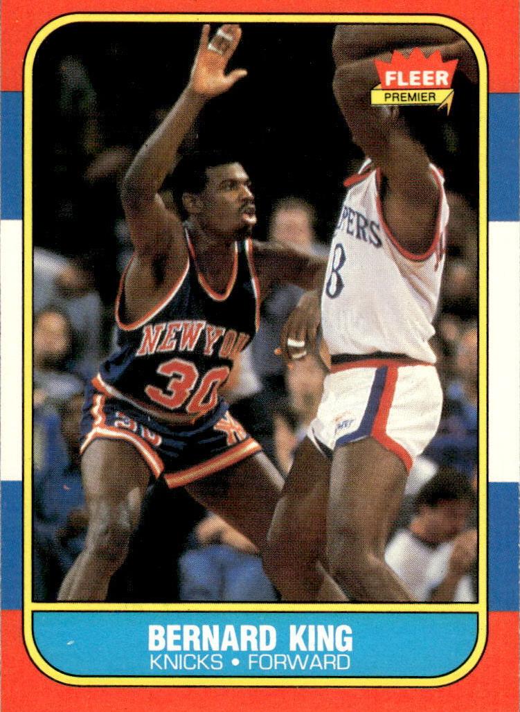 Bernard King 1986 Fleer Basketball