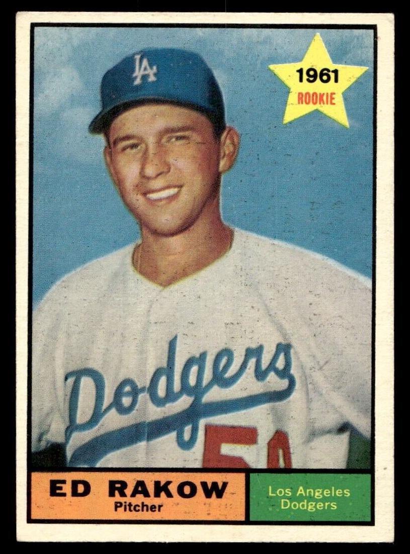 1961 Topps Ed Rakow #147 card