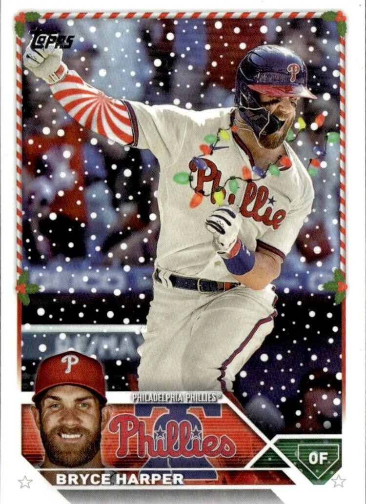 2023 Topps Holiday Bryce Harper #H84 card