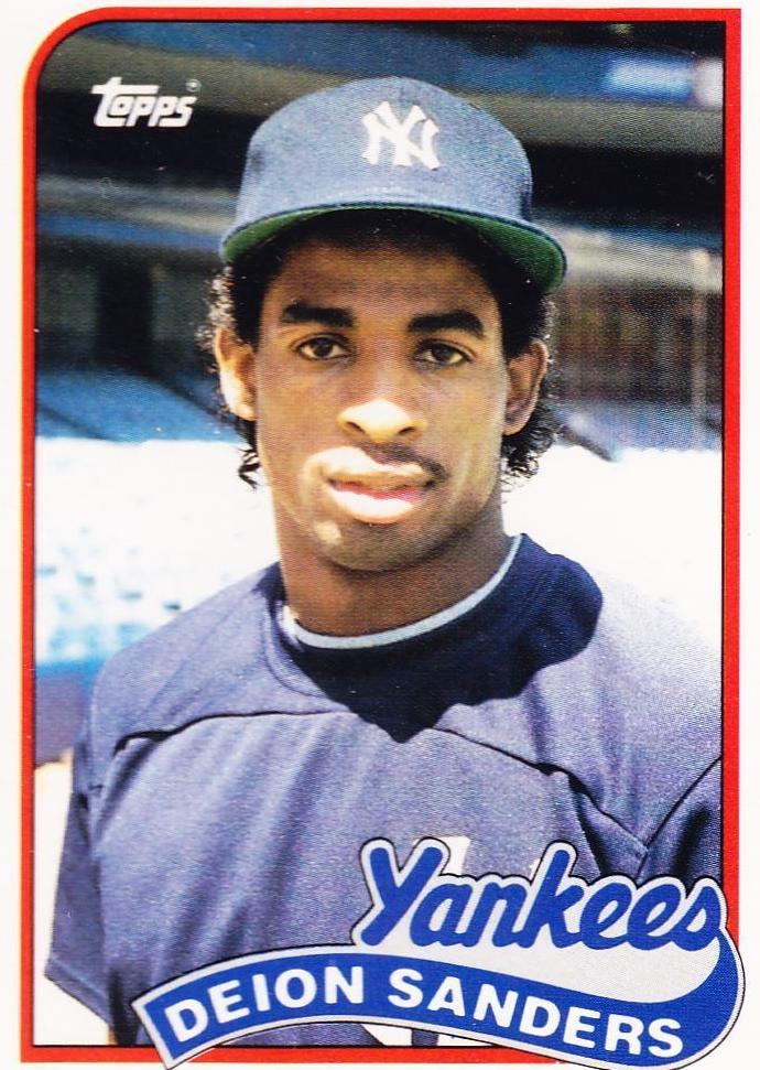 1989 Topps #110T Deion Sanders front